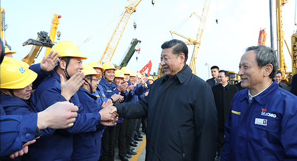 中共中央总书记、国家主席、中央军委主席习近平亲临总集团考察调研