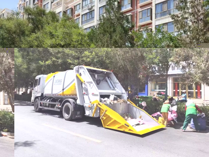 总后装压缩式垃圾车助力瓜州：高效收转运破解戈壁城市环卫难题