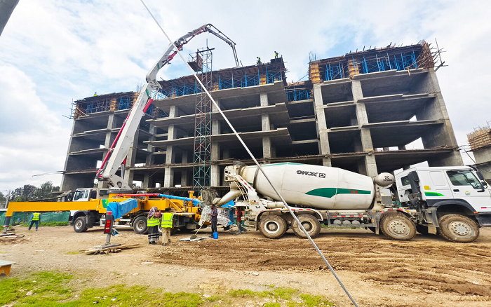 总泵车助建埃塞俄比亚