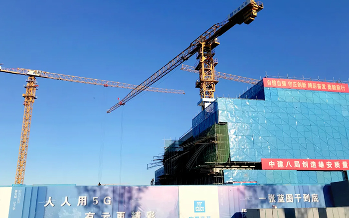 智能领航 | 总塔机助建雄安智慧城市产业园