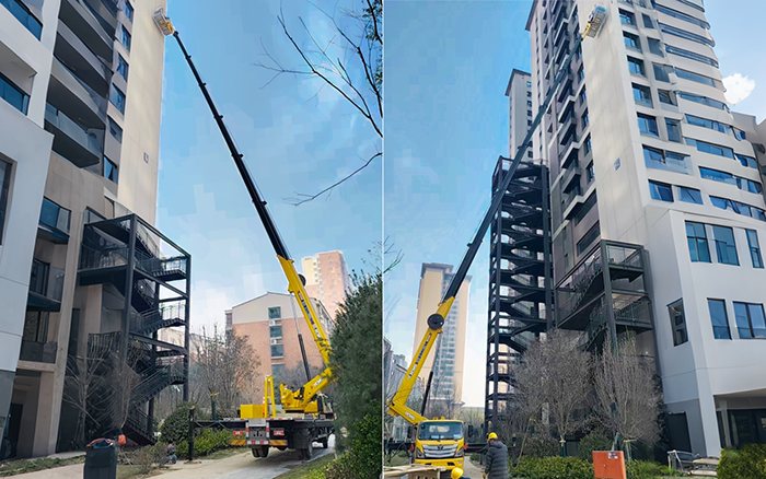 高楼施工遇 “拦路虎”？总 GKS45A 小飞臂 “精准走位”