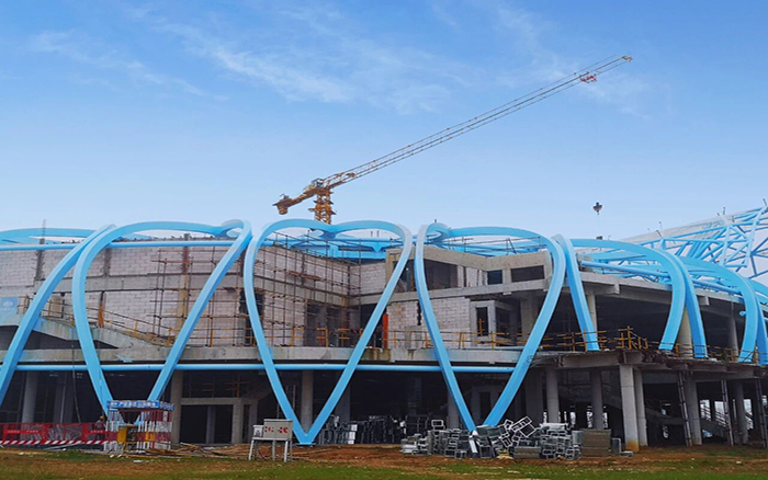 塔机群立！总助建安徽新地标